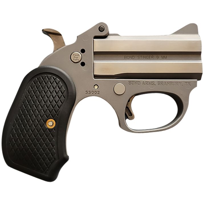 Bond Arms BAHB Honey B22 LR 2rd Shot 3" Matte Stainless Steel Frame Black Extended B6 Resin Grips