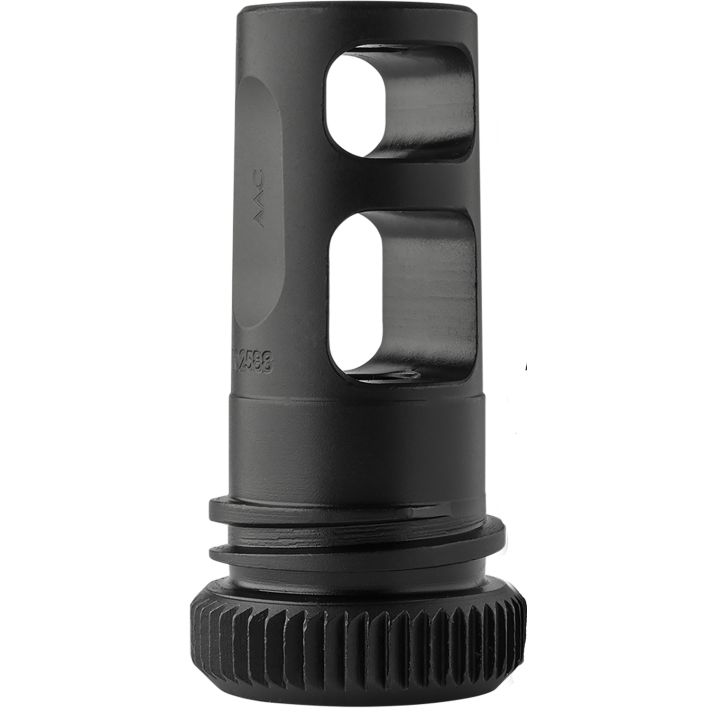 ADVANCED ARMAMENT COMPANY 64132 Blackout Muzzle Brake 22 Cal 1/2"-28 tpi, Black Steel, for AAC 51T Suppressors