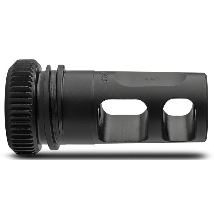 ADVANCED ARMAMENT COMPANY 64178 Blackout Muzzle Brake 30 Cal 5/8"-24 tpi, Black Steel, for AAC 51T Suppressors