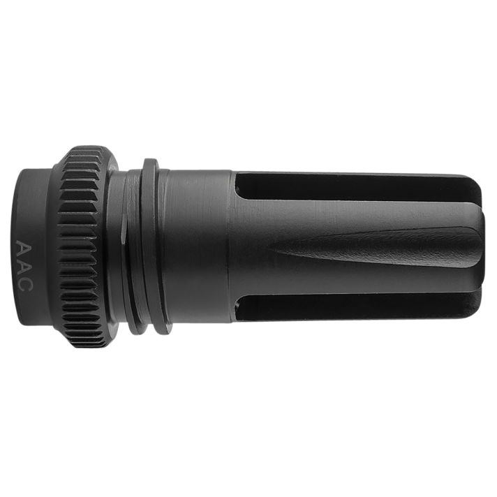 ADVANCED ARMAMENT COMPANY 64141 Blackout Flash Hider22 Cal (6.56mm) 1/2"-28 tpi, Black Steel, for AAC 51T Suppressors