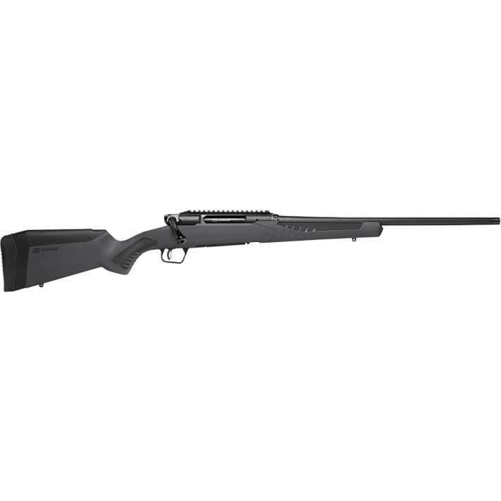 Savage Arms 57905 Impulse Driven Hunter 308 Win 4+1 18" Matte Black Threaded Barrel, Matte Black Carbon Steel Receiver w/Picatinny Rail, Gray AccuStock Synthetic Stock, Ambidextrous