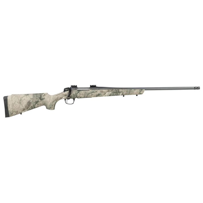 CVA CR6981 CascadeFull Size 300 Win Mag 3+1, 24" Sniper Gray Cerakote Steel Threaded Barrel, Sniper Gray Cerakote Steel Receiver, Exclusive Realtree Rockslide Fixed w/SoftTouch Stock, Right Hand
