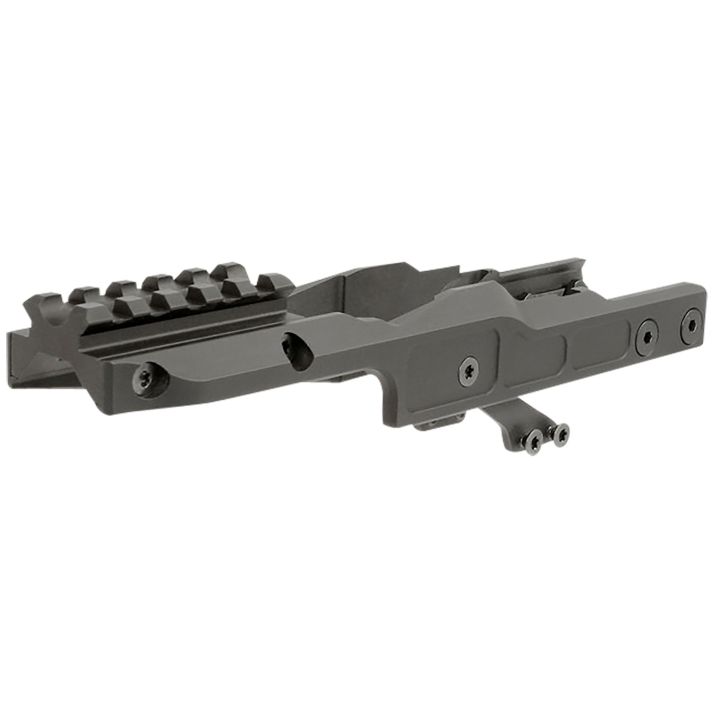 Midwest Industries MIAKALPHARDM Alpha Optic Mount Black Anodized Hardcoat Aluminum/Steel MI AK Alpha Series Handguards Compatible w/Aimpoint T2 Pattern Optics