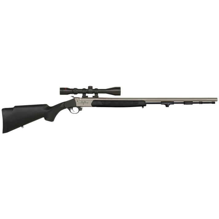 Traditions R5-74115040 Pursuit XT 45 Cal 209 Primer 26", Stainless Barrel/Rec, Black Synthetic Furniture, Elite XT Trigger, 3-9x40mm Duplex Scope