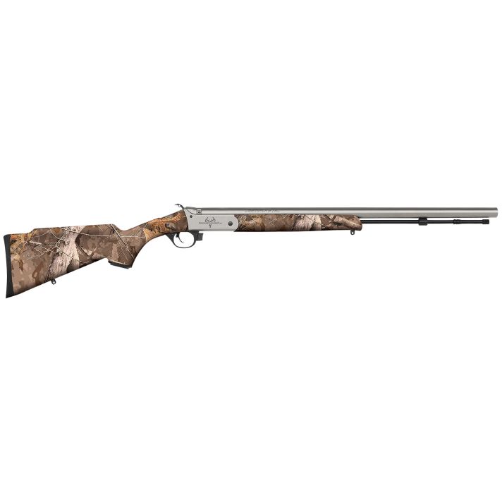 Traditions R721108432 Buckstalker XT 50 Cal 209 Primer 24", Stainless Cerakote Barrel/Rec, Next Wyld Camo Synthetic Stock