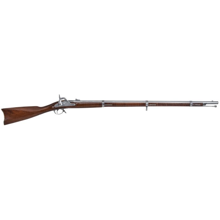 Traditions R186100 1861 Springfield58 Cal Percussion 40" Stainless Round Barrel, Oiled Walnut Stock, Fixed Front Sight, Adjustable Rear Sight