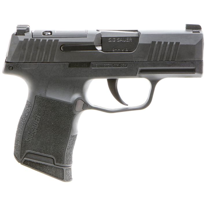 Sig Sauer 3659BXR3P P365 BXR Micro-Compact 9mm Luger 10+1 3.10" BlackBarrel, Black Nitron Optic Ready/Serrated Slide, Black Polymer Grips