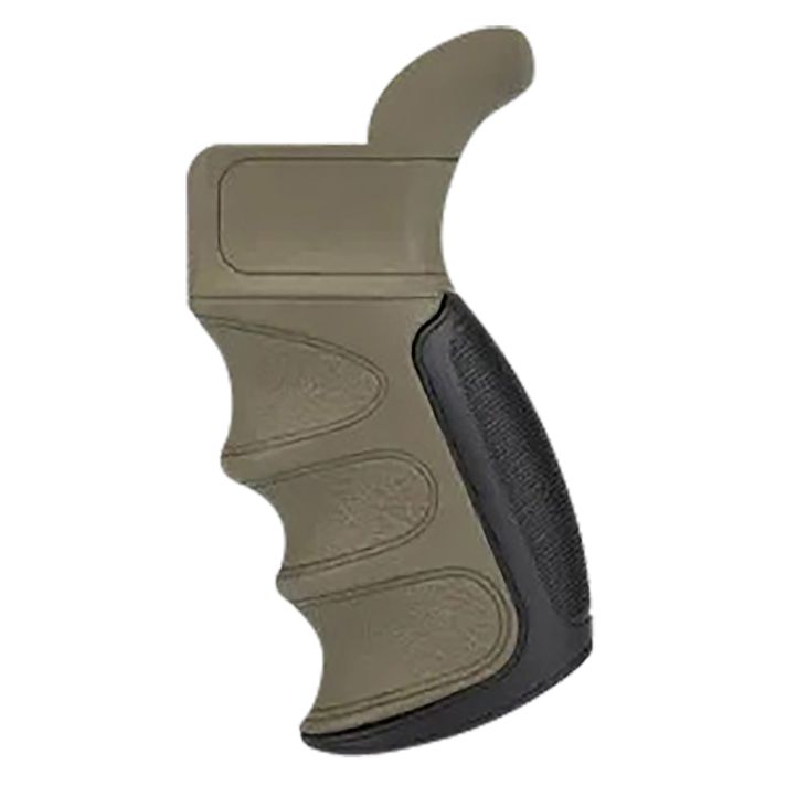 ATI Outdoors A5202347 X1Flat Dark Earth Suregrip Rubber with Finger Grooves Fits AR Platform