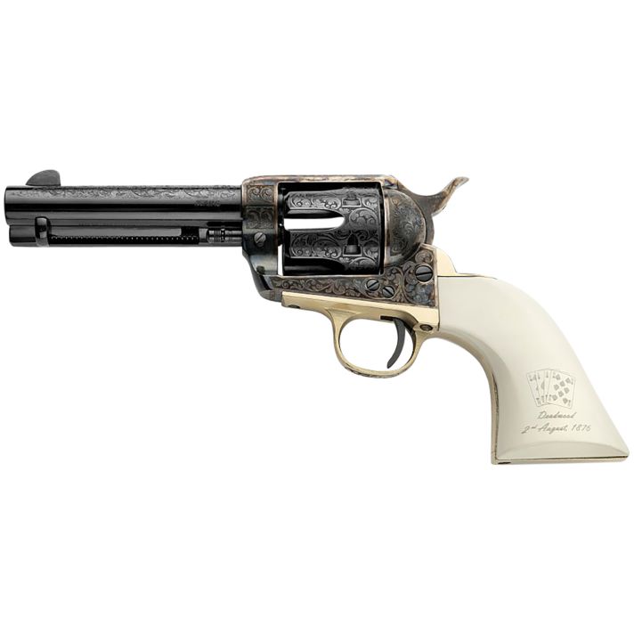 Pietta GW357DMH434NMAE Great Western II Deadman's Hand 357 Mag 6rd 4.75