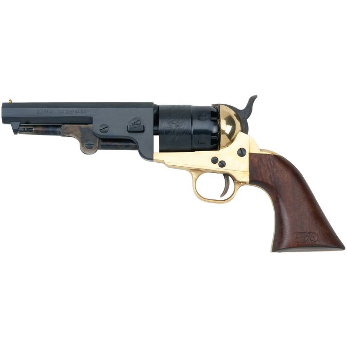 Pietta PF51BR44512 1851 Sheriff 44 Cal 5.50" 6rd Shot Brass Frame, Blued Cylinder, Blued Octagon Barrel, Walnut Grip
