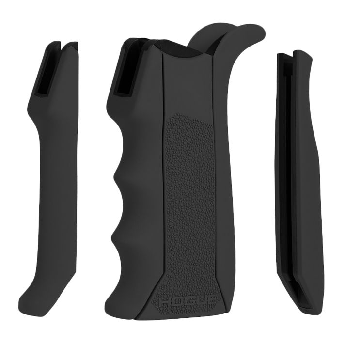 Hogue 13040 Modular OvermoldedBlack Rubber Pistol Grip with Finger Grooves Fits AR-15/M16