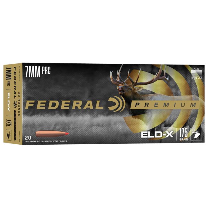 Federal P7PRCELDX1 Premium ELD-X 7mmPRC 175gr 20 Per Box/10 Case