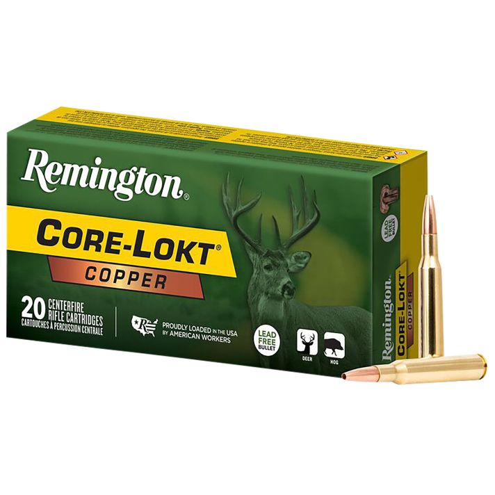 Remington Ammunition R27856 Core-Lokt Copper 243Win 85gr Copper Hollow Point 20 Per Box/10 Case