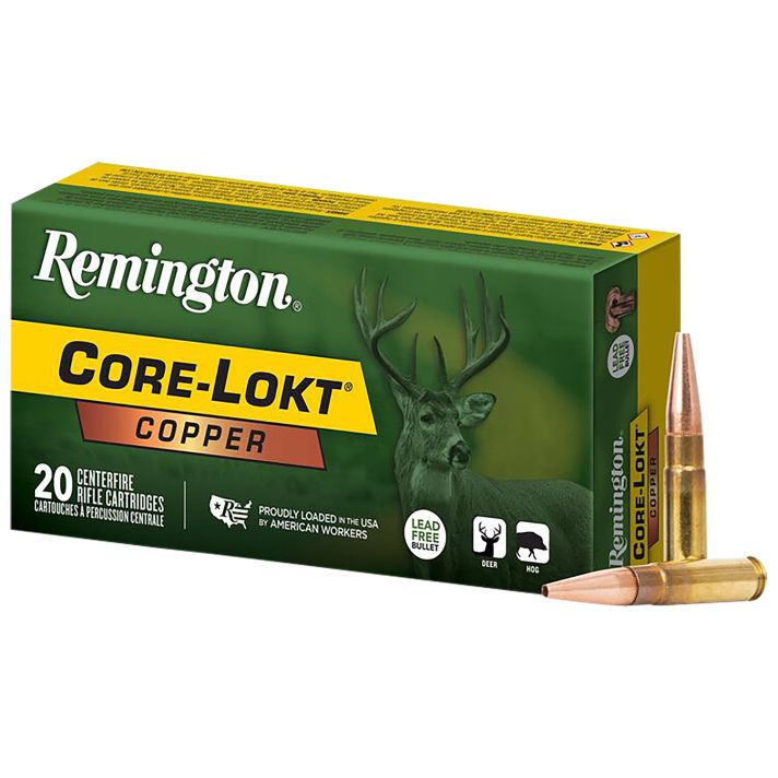 Remington Ammunition R27857 Core-Lokt Copper 300Blackout 120gr Copper Hollow Point 20 Per Box/10 Case