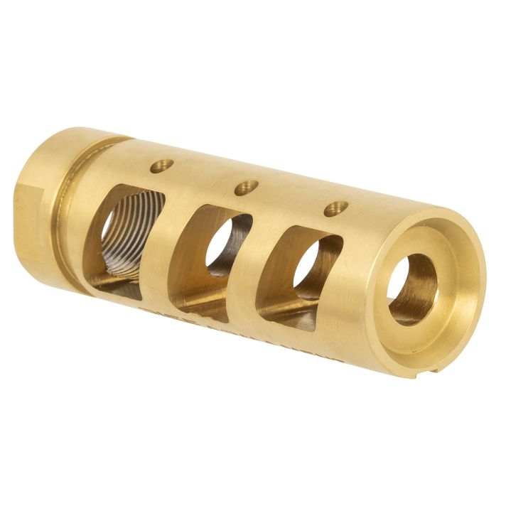 Rise Armament RA701308TIN RA-701Gold Nitride Titanium with 5/8"-24 tpi Threads for 30 Cal