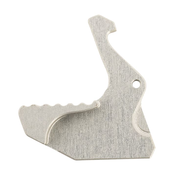 Rise Armament RA212GISLVR Extended Charging Handle Latch RA-212 Silver Aluminum fits Mil-Spec AR Charging Handles