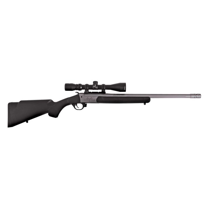 Traditions CRS-351130WT Outfitter G3 Takedown 35 Whelen 1rd 22", Stainless Cerakote Barrel/Rec, Black Synthetic Stock, Muzzle Brake, 3-9x40mm BDC Scope