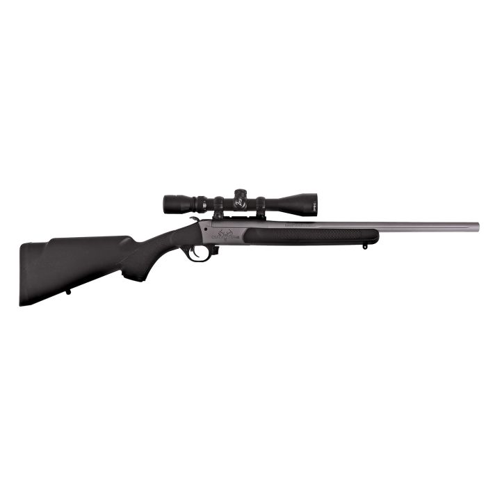 Traditions CR5-351130R Outfitter G3 35 Rem 1rd 22", Stainless Cerakote Barrel/Rec, Black Synthetic Furniture, 3-9x40mm Scope