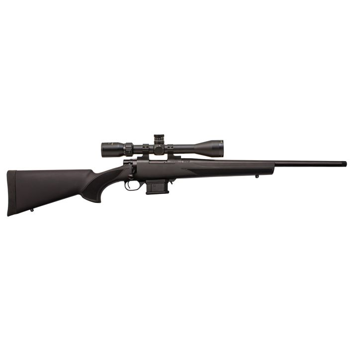 Howa HMA60804BGP M1500 Mini Action Compact 6mm ARC 5+1 20" Black Steel Barrel, Black Drilled & Tapped Steel Receiver, Black Fixed HTI Synthetic Stock, Nikko Stirling GamePro 4-12x40mm