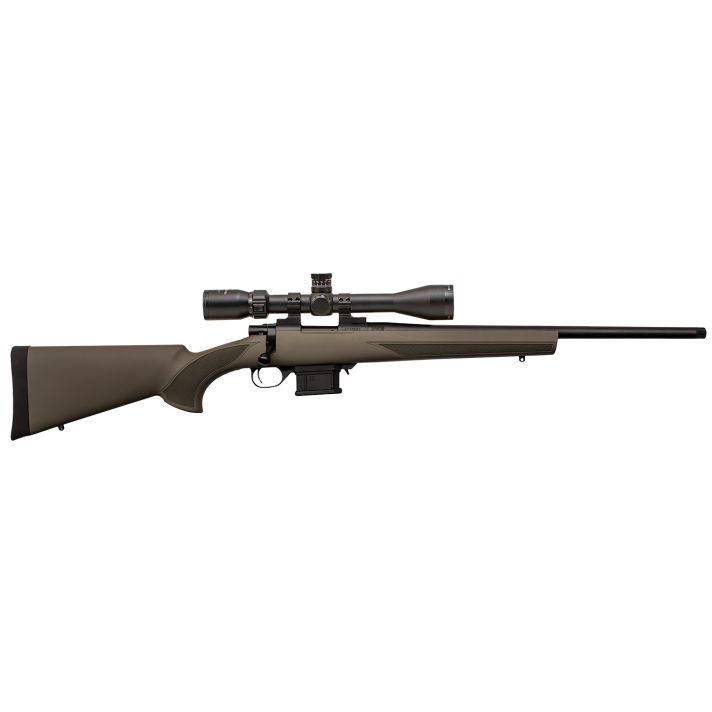 Howa HMA60804GGP M1500 Mini Action Compact 6mm ARC 5+1 20" Black Steel Barrel, Black Drilled & Tapped Steel Receiver, OD Green Fixed HTI Synthetic Stock, Nikko Stirling GamePro 4-12x40mm