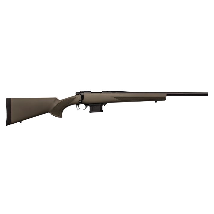 Howa HMA60804G M1500 Mini Action Compact 6mm ARC 5+1 20" Black Steel Barrel, Black Drilled & Tapped Steel Receiver, OD Green Fixed HTI Synthetic Stock, Right Hand