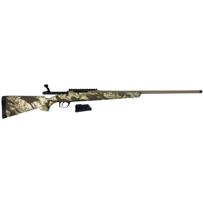 Remington Firearms (New) R85897 783223 Rem 5+1 24" Threaded Heavy, FDE Barrel/Rec, Kryptek Obskura Transitional Stock, Crossfire Trigger, Scope Mount