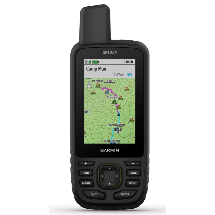 Garmin 0100281300 GPSMAP 67 Maps Up to 32GB/MicroSD Card Memory Black 3" Transflective Colot TFT Display, Compatible w/ Garmin Explore App & Garmin Connect Mobile Features Preloaded Maps