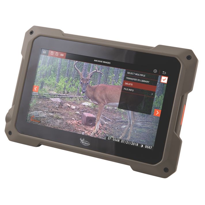 Wildgame Innovations WGIVW0009 Trail Pad SD Card Viewer Brown 7" Touchscreen 32GB x 2