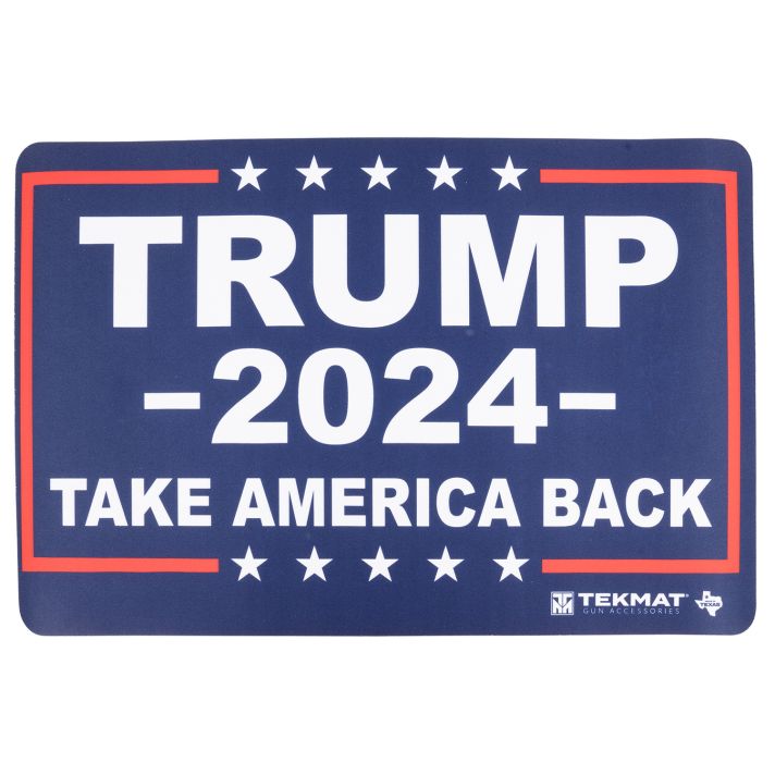 TekMat TEKR17TRUMP2024 Trump 2024 Take Back America Red/White/Blue Rubber 11" x 17"