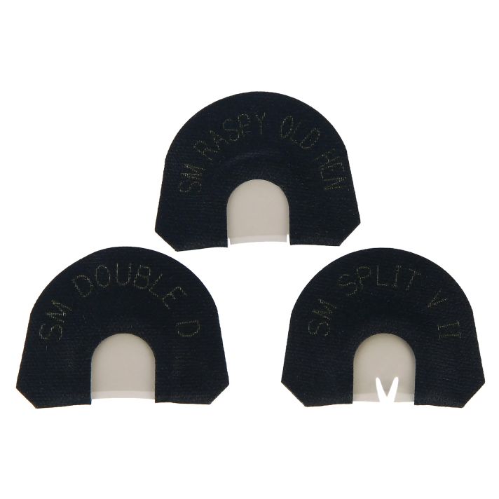 Hunters Specialties STR05934 Lil' Strut Starter Pack Diaphragm Call Attracts Turkey Species Black