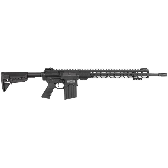Rock River Arms OP1005BT LAR-BT3 Operator DMR 308 Win 20+1 20", Black, Billet Rec, BCM SOPMOD Stock, 17" M-Lok Handguard, Hogue Beavertail Grip, Magpul MBUS Pro Sights, OEM Match Trigger