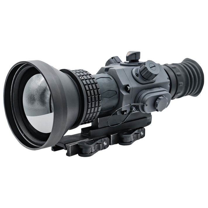 Armasight TAVT66WN7CONT102 Contractor 640 Thermal Rifle Scope Black Hardcoat Anodized 4.8-19.2x 75mm Multi Reticle 640x480, 60Hz Resolution Zoom 1x-4x