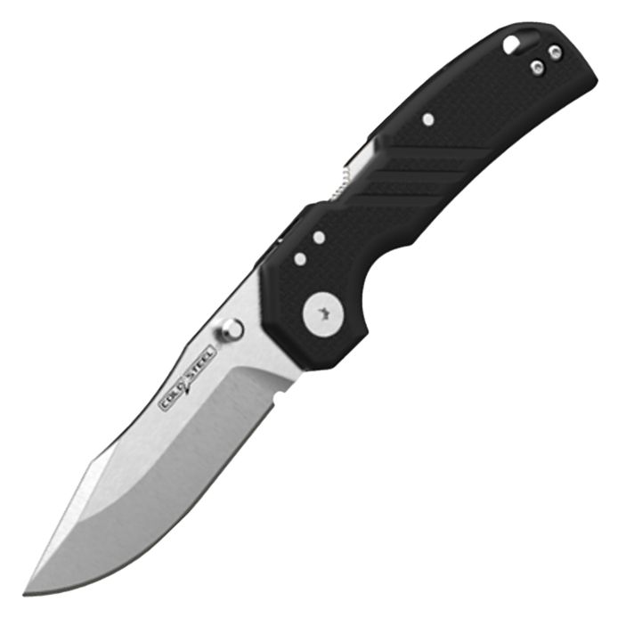 Cold Steel CSFL30DPLCS35 Engage3" Folding Clip Point Plain Satin S35VN SS Blade/4.11" Black G10 Handle Includes Belt Clip
