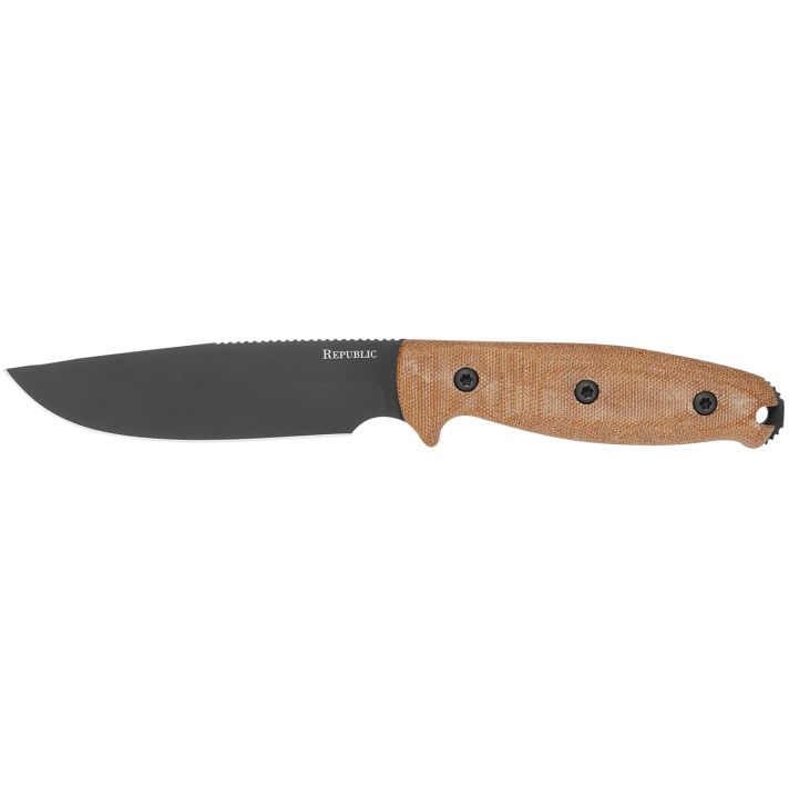 Cold Steel CSFX50FLD Field Survival Knife 5" Fixed Plain CPM S30V SS Blade/ 5" Natural Linen Canvas Micarta Handle Includes Sheath