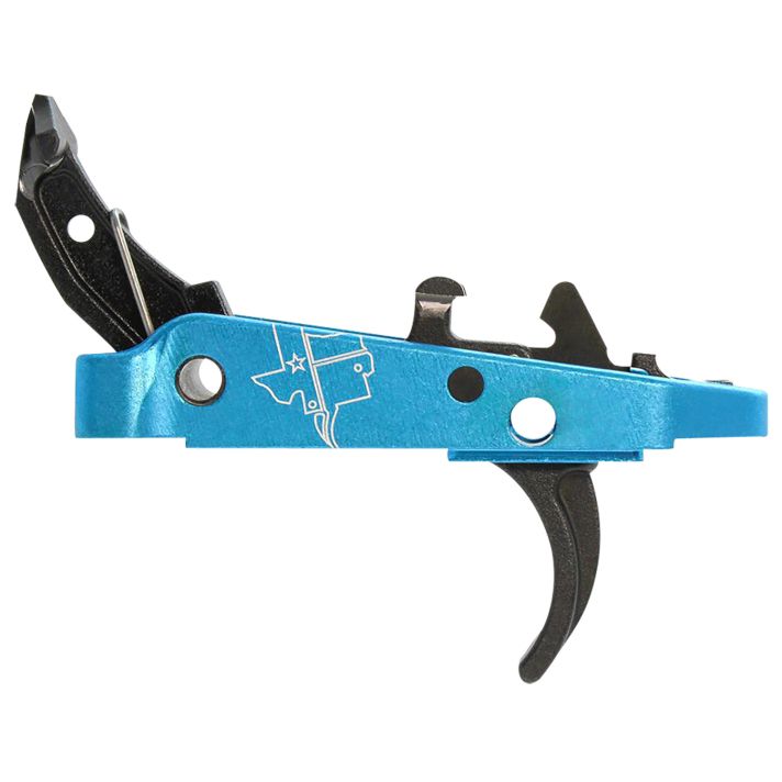 CMC Triggers 47501 Drop-In Trigger Group 2.0 Single-Stage Curve with 3.50 lbs Draw Weight Black w/ Blue Housing