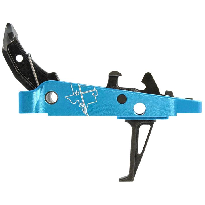 CMC Triggers 47503 Drop-In Trigger Group 2.0 Single-Stage Flat with 3.50 lbs Draw Weight Black w/ Blue Housing