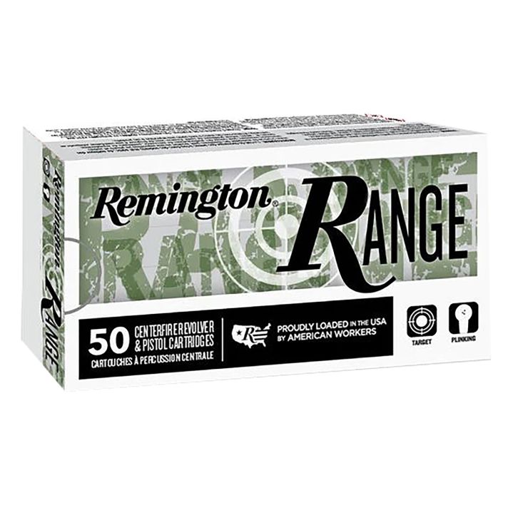 Remington Ammunition R27781 Range40S&W 180gr Full Metal Jacket 50 Per Box/20 Case