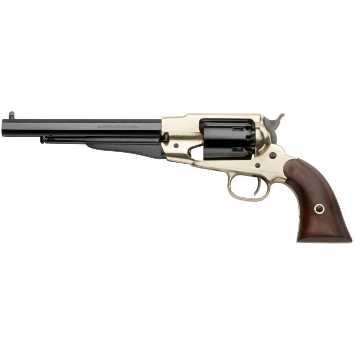 Pietta PF58BR448 1858 Army 44 Cal 8" 6rd Brass Frame, Blued & Octagon Barrel w/Walnut Grips