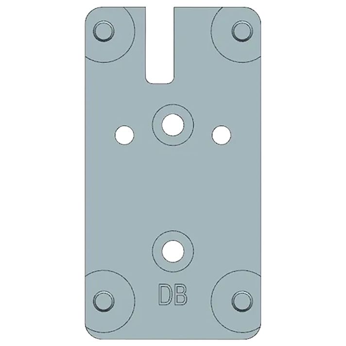 Beretta USA EUS03050 90/92Silver, Fits Beretta 90/92 RDO Burris FastFire/Vortex Venom/Docter Pattern Footprint Mount