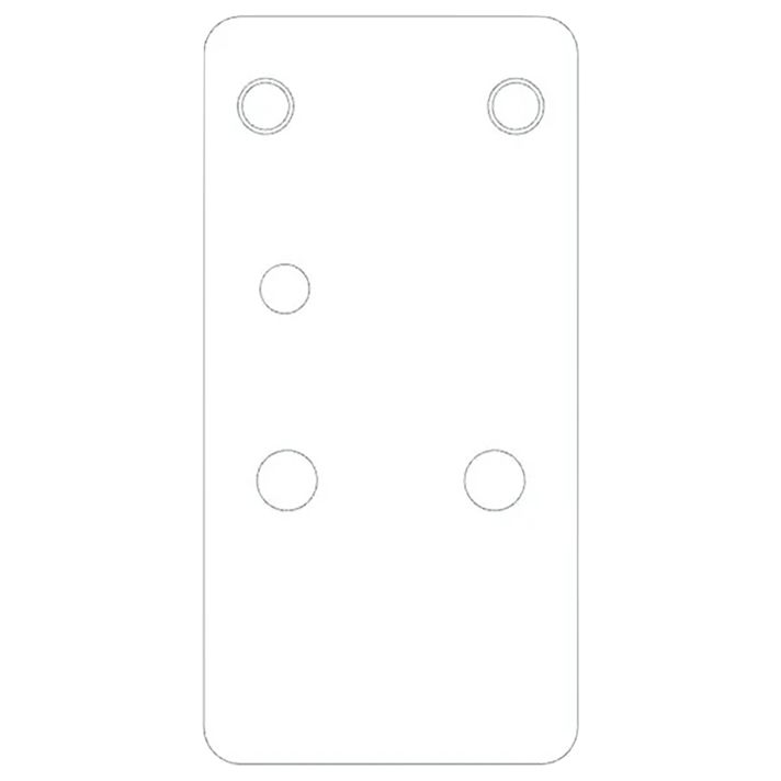 Beretta USA EUS03063 APX A1 Carry Optic Plate Black, Fits Beretta APX A1 Carry, Holosun K Series Pattern Footprint Mount