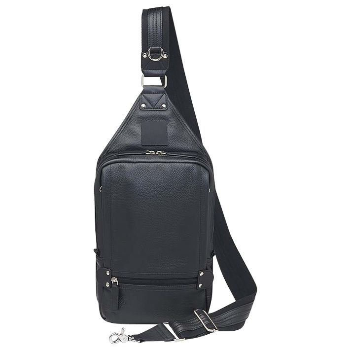 Gun Tote'n Mamas/Kingport GTM108BK Sling BackpackBlack Leather Includes Standard Holster