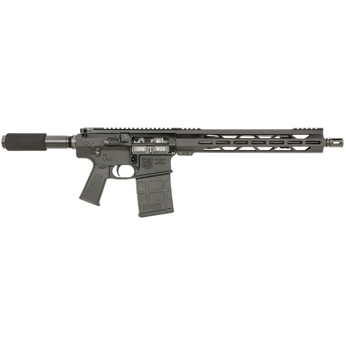 Diamondback DB1222C001 DB10308 Win 20+1 13.50", Black, Carbon Lower, 9" M-LOK Handguard, Black Padded Buffer Tube/Magpul Grip