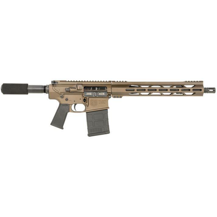 Diamondback DB1222C071 DB10308 Win 20+1 13.50", Midnight Bronze, Carbon Lower, 9" M-LOK Handguard, Black Padded Buffer Tube/Magpul Grip