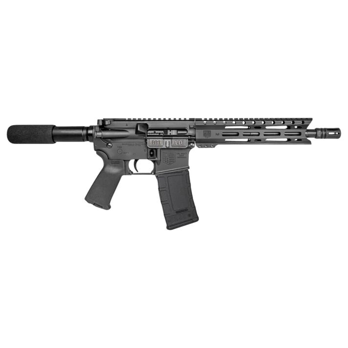 Diamondback DB1915B001 DB15300 Blackout 28+1 10", Black, Carbon Lower, 9" M-LOK Handguard, Padded Buffer Tube, Magpul Grip