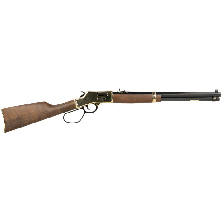 Henry H006GCL Side Gate45 Colt (LC) 10+1 20" Blued Octagon Barrel, Polished Brass Rec, American Walnut Stock, Adj. Sight, Large Loop Lever