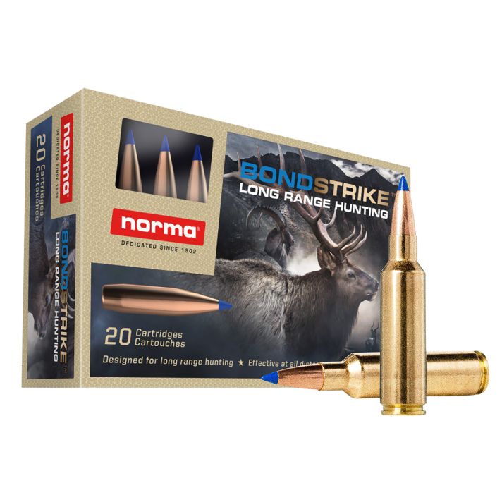 Norma Ammunition 20175832 Dedicated Hunting Bondstrike 300WSM 180gr Bonded Polymer Tip 20 Per Box/10 Case