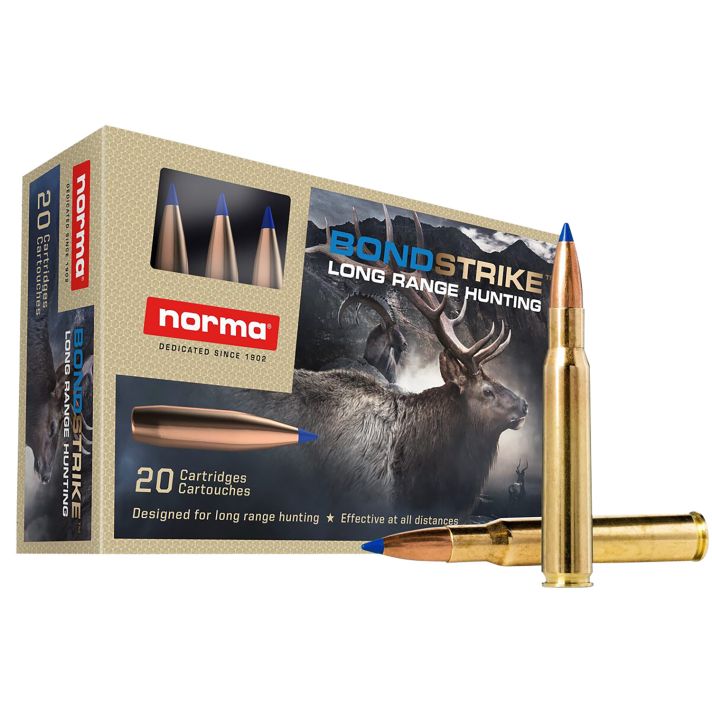 Norma Ammunition 20176422 Dedicated Hunting Bondstrike Extreme 30-06Springfield 180gr Bonded Polymer Tip 20 Per Box/10 Case