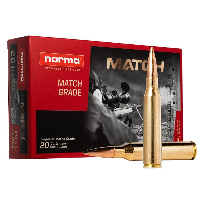 Norma Ammunition 10185442 Dedicated Precision Golden Target Match 338LapuaMag 250gr Hollow Point Boat Tail 20 Per Box/10 Case