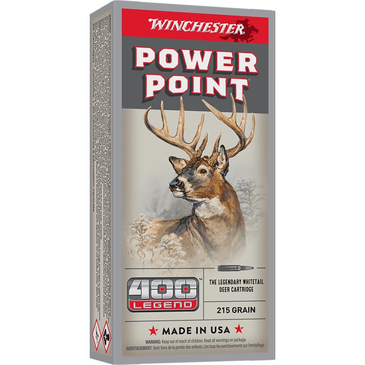 Winchester Ammo X4001 Power-Point400Legend 215gr 20 Per Box/10 Case