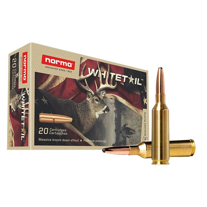 Norma Ammunition 20166592 Dedicated Hunting Whitetail 6.5PRC 140gr Pointed Soft Point 20 Per Box/10 Case